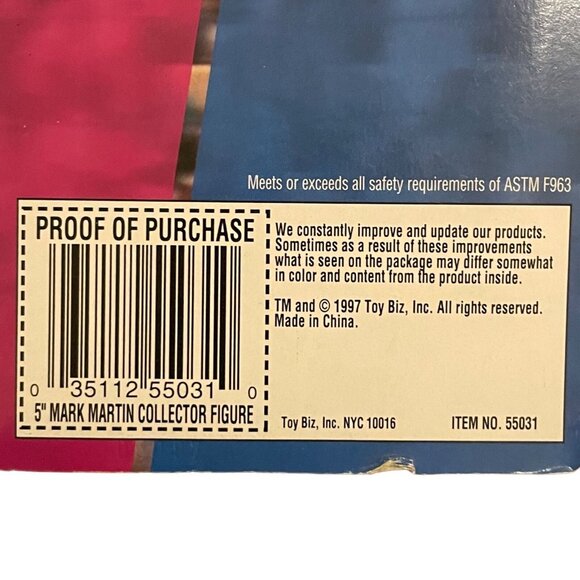 Mark Martin Superstars Of Racing Nascar Figure Set 1997 Card Figure Car Stand - Picture 6 of 10